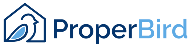 ProperBird Logo and Home Button